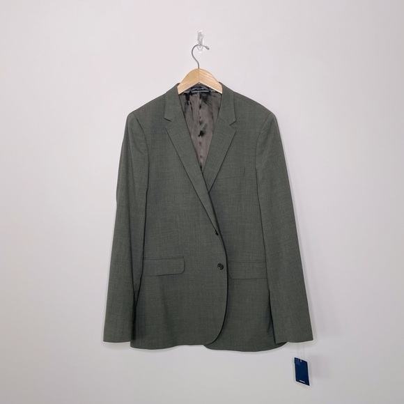 Lands' End Other - Lands End Classic Tailored Fit Wool Mens Sports Coat Size 44 Long office wedding